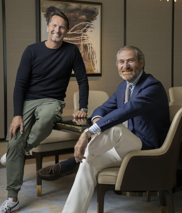 Maximilian Büsser, left, and Fabrizio Buonamassa Stigliani, right. Imagery courtesy of MB&F.