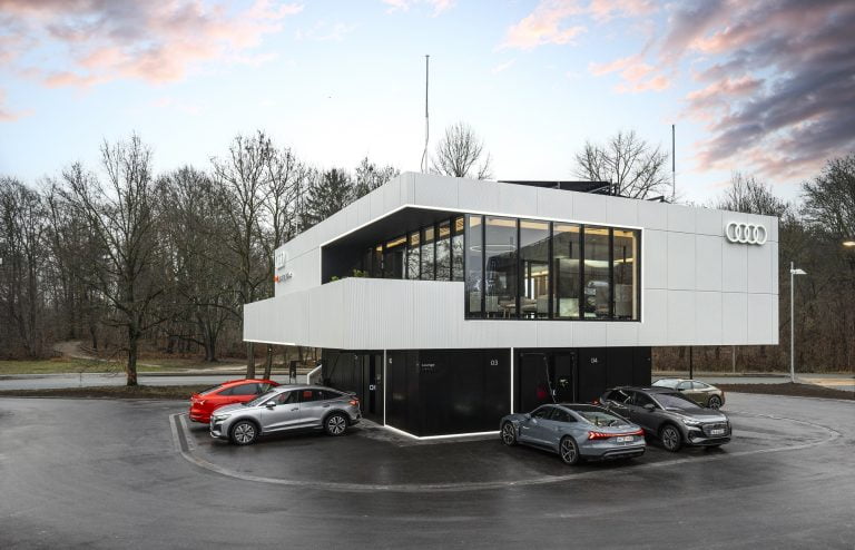 Audi's Bespoke EV-Charging Lounge