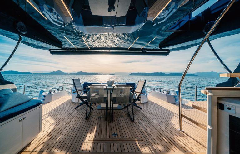 Imagery courtesy of Okean Yachts of HMY Yachts.