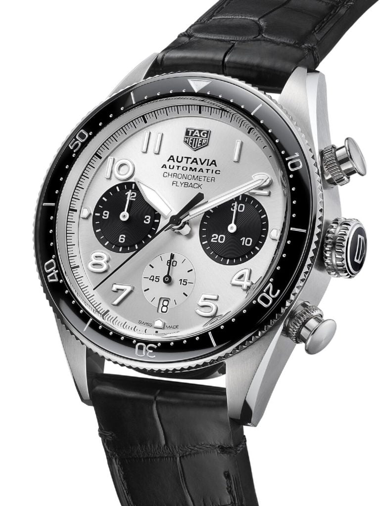 TAG Heuer Autavia 60th Anniversary Flyback Chronograph. Imagery courtesy of TAG Heuer.