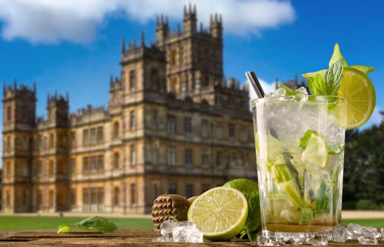Gin mojito. Imagery courtesy of Highclere Castle Gin.