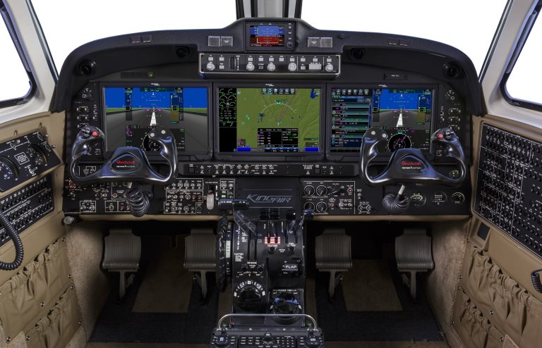 Beechcraft King Air 360 cockpit - Imagery courtesy of Textron Aviation