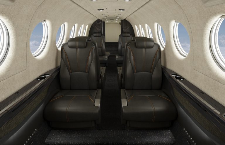 Beechcraft King Air 360 Interior - Imagery courtesy of Textron Aviation