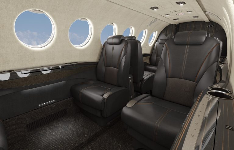 Beechcraft King Air 360 Interior - Imagery courtesy of Textron Aviation