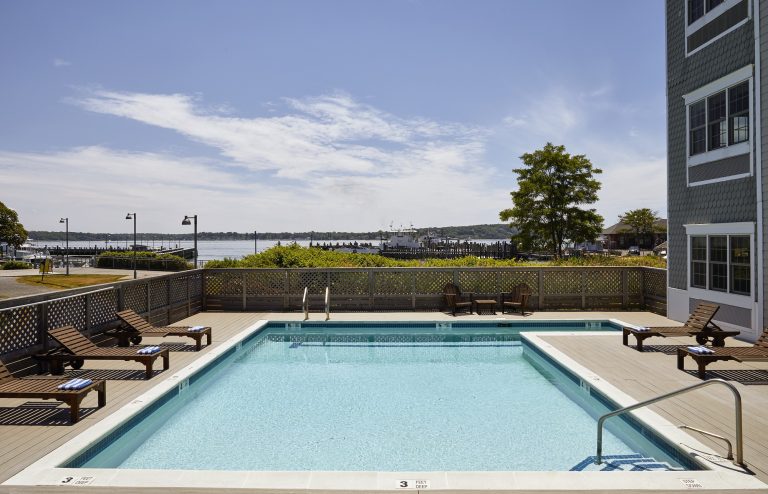 Harborfront Inn Exterior, Pool - Imagery courtesy of Harborfront Inn and Read McKendree