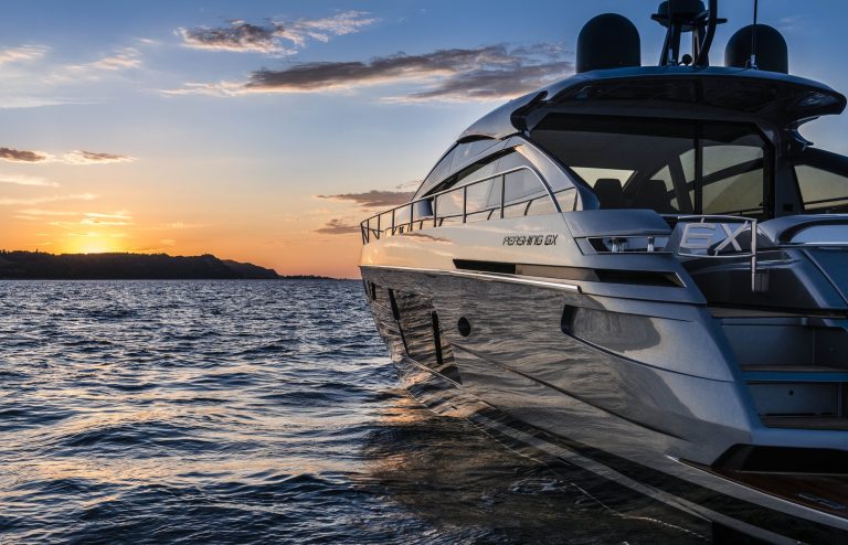 Imagery courtesy of Pershing Yachts