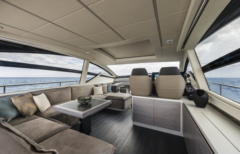 Imagery courtesy of Pershing Yachts