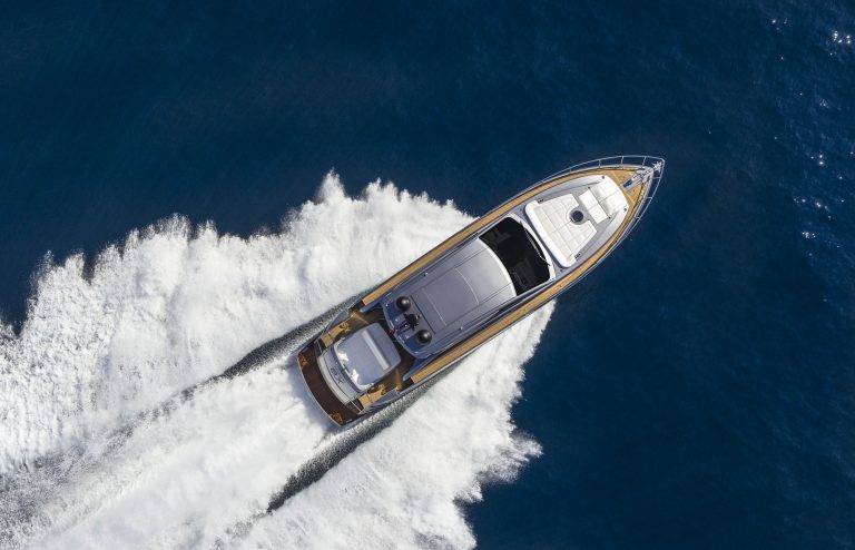 Imagery courtesy of Pershing Yachts