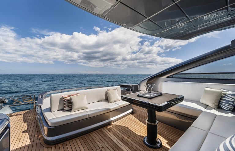 Imagery courtesy of Pershing Yachts