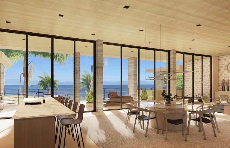 Celeste Penthouse Interior Rendering - Imagery courtesy of Susurros del Corazon