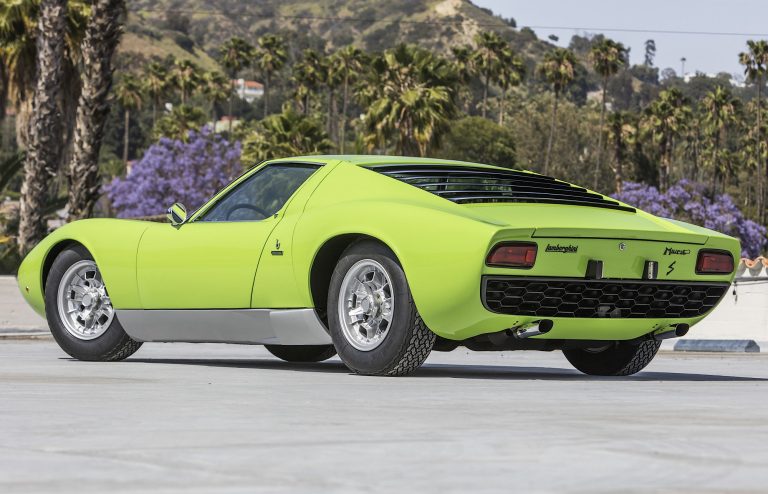 1969 Lamborghini Miura P400 S - Imagery courtesy of Bonhams