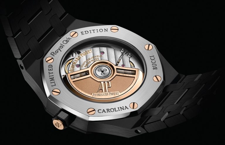 Audemars Piguet Royal Oak Selfwinding Carolina Bucci - Caseback - Imagery courtesy of Audemars Piguet