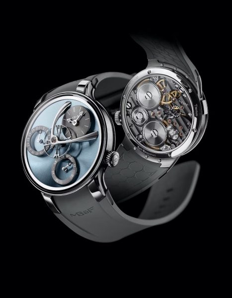 MB&F LM Split Escapement EVO Sky Blue - Imagery courtesy of MB&F