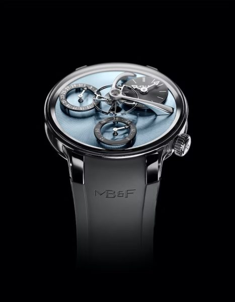 MB&F LM Split Escapement EVO Sky Blue - Imagery courtesy of MB&F
