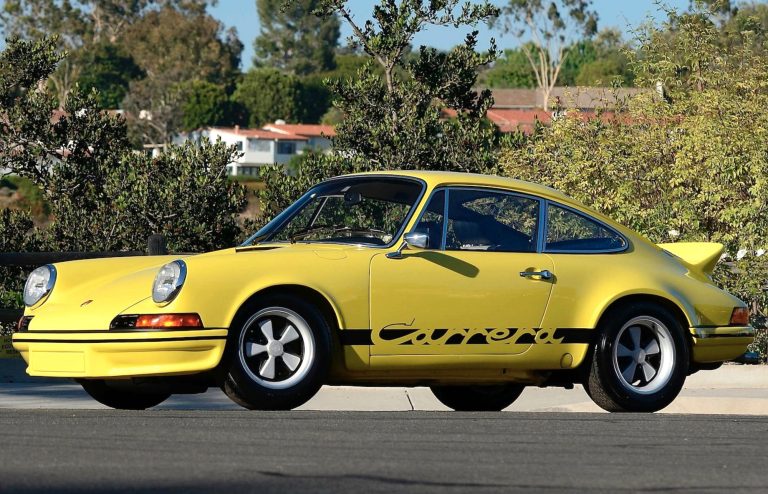 Paul Walker's 1973 Porsche 911 Carrera RS 2.7 - Imagery courtesy of Mecum Auctions