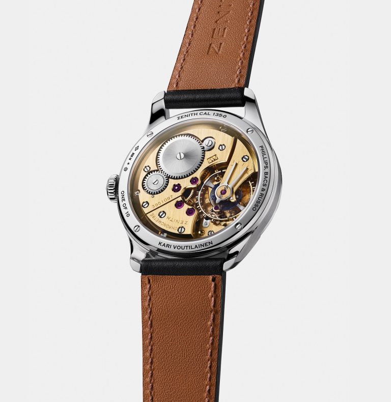 Caliber 135 Observatoire's Sapphire Caseback - Imagery courtesy of Zenith