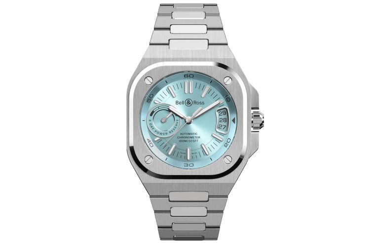 Bell&Ross - BR-X5 with Ice Blue Colorway and Steel Strap - Imagery courtesy of Bell & Ross