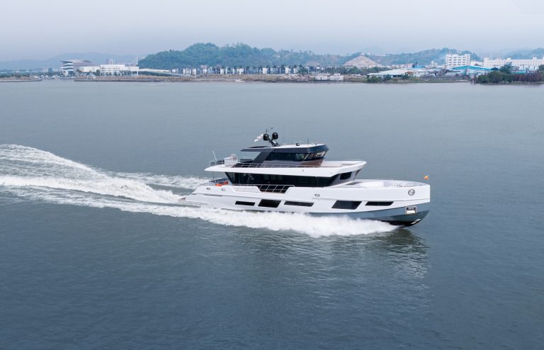 CLX96 - At her sea trials - Imagery courtesy of CL Yachts