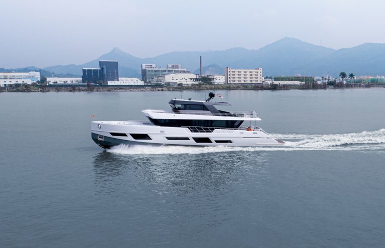 CLX96 - At her sea trials - Imagery courtesy of CL Yachts
