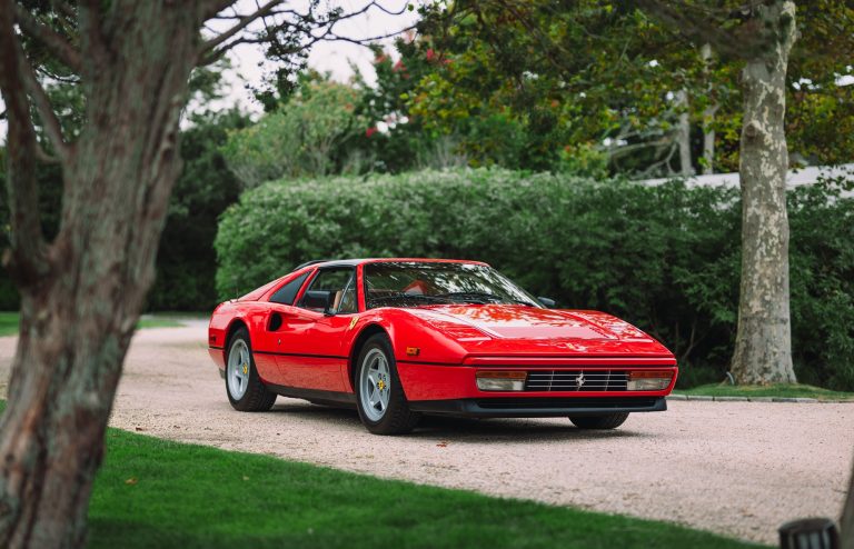 Ferrari 328 GTS pulling into 359 Meadow Lane "Swans Crossing Estate" - Photography courtesy of Daniel Wagner