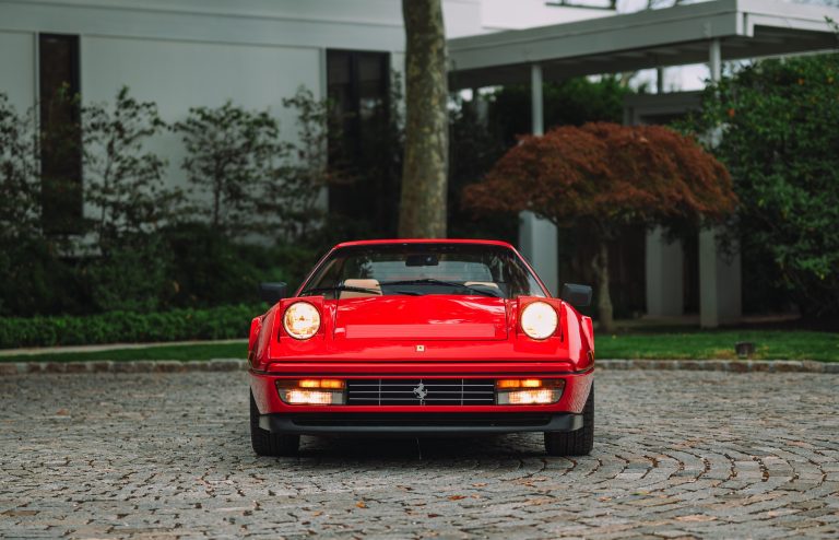 Ferrari 328 GTS in front of 359 Meadow Lane "Swans Crossing Estate" - Photography courtesy of Daniel Wagner