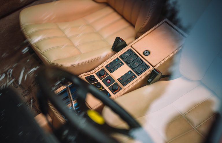 Ferrari 328 GTS interior 359 Meadow Lane "Swans Crossing Estate" - Photography courtesy of Daniel Wagner