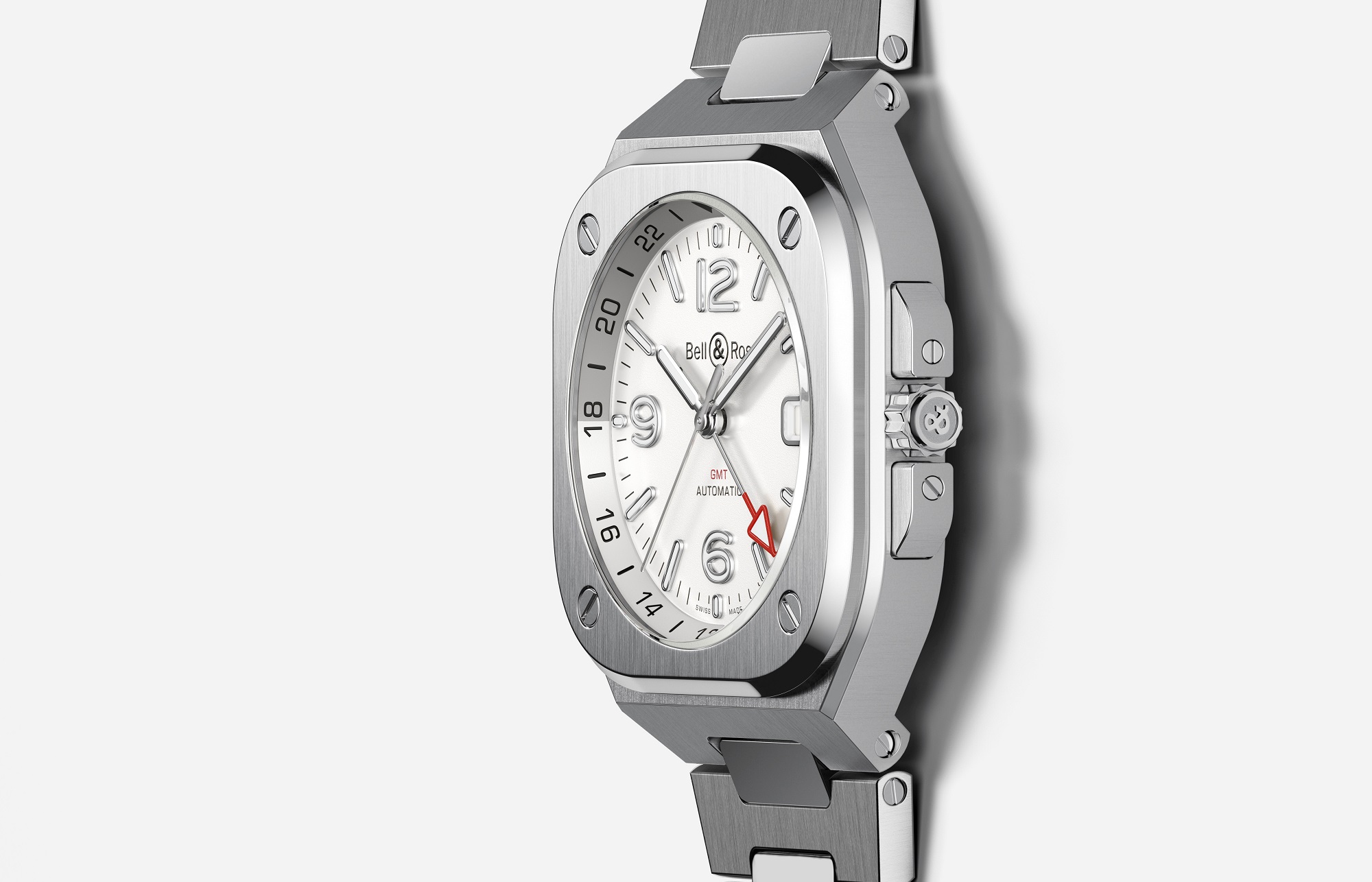 White Out Bell Ross Introduces the BR 05 GMT White EQ. Magazine