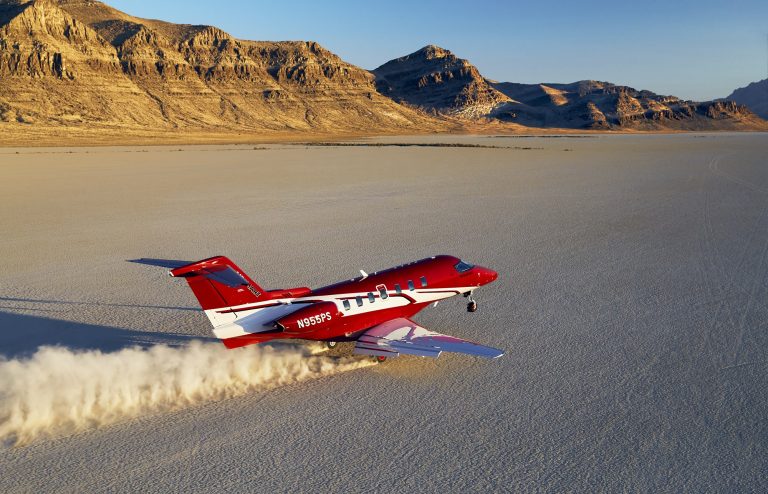 PC-24 performing a rough field test. Imagery courtesy of Pilatus Aircraft Ltd.