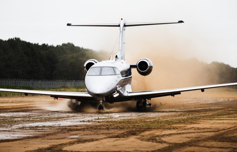 PC-24 performing a rough field test. Imagery courtesy of Pilatus Aircraft Ltd.