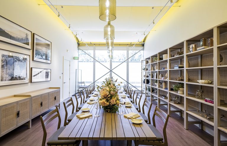 Meadowood's Forum's private dining room - Imagery courtesy of Meadowood Napa