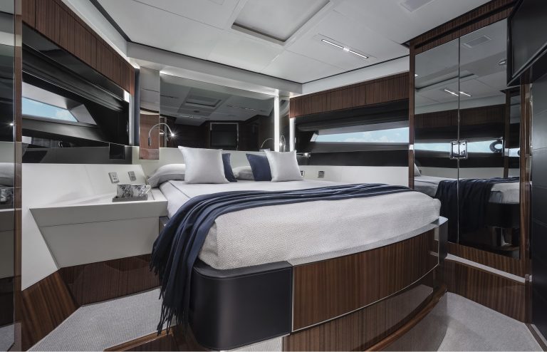 Riva 76 Bahamas VIP cabin - Imagery courtesy of Leonardo Andreoni