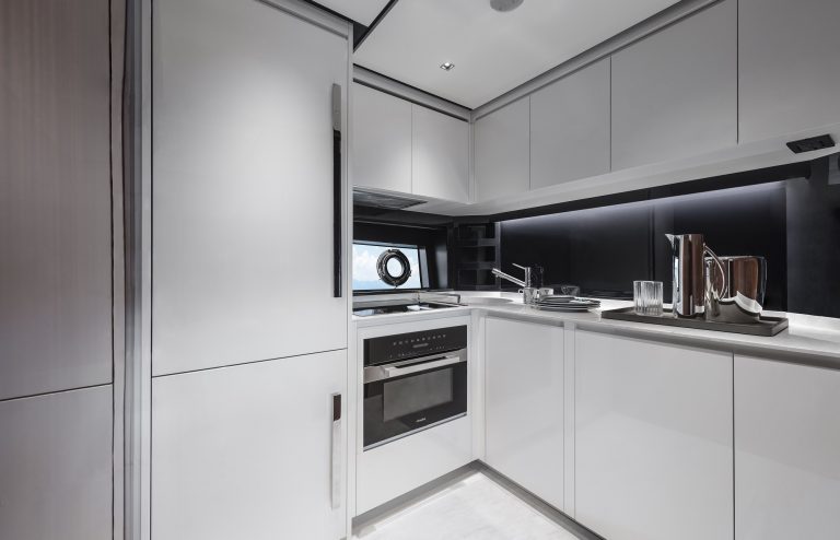 Riva 76 Bahamas galley - Imagery courtesy of Leonardo Andreoni