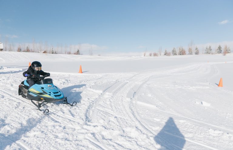 Tributary's kids snowmobile course - Imagery courtesy of Tributary