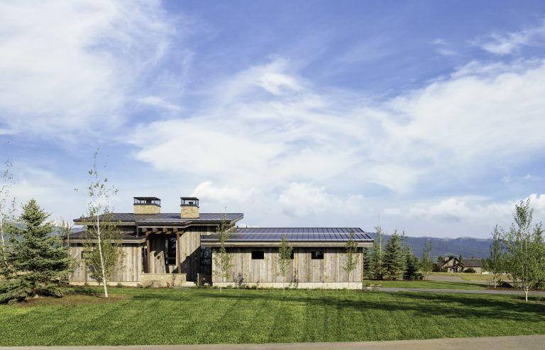 Tributary's Targhee cabin exterior - Imagery courtesy of Tributary