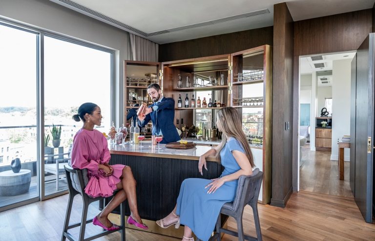 Dupont Circle Hotel's Penthouse suite mixologist - Imagery courtesy of The Doyle Collection