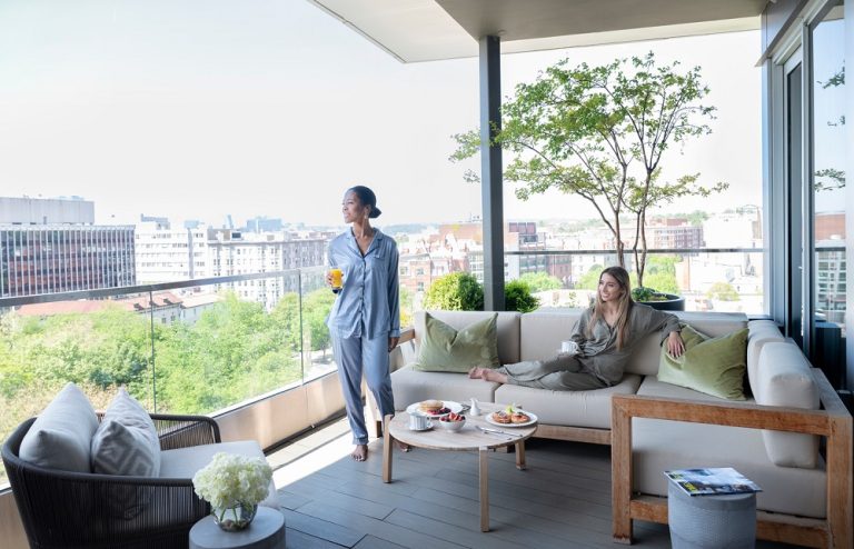 Dupont Circle Hotel's Penthouse Suite Terrace - Imagery courtesy of The Doyle Collection