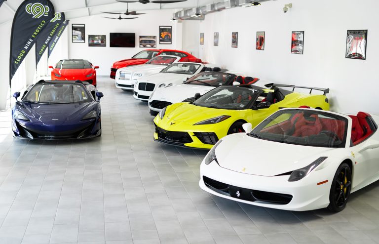 Cloud 9 Exotics' original Naples, FL showroom - EQ 2