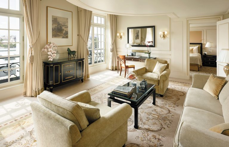 Premier Duplex Suite at Shangri-La Hotel Paris - Imagery courtesy of  Shangri-La Paris